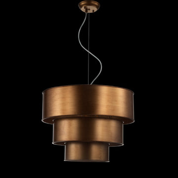 Lynn 21" Tier Metal LED Pendant - JONATHAN Y